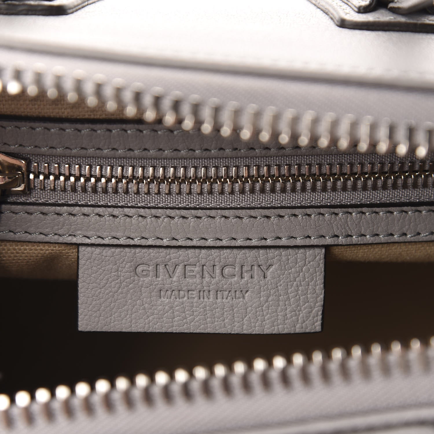Givenchy Sugar Goatskin Mini Antigona Pearl Grey 8 of 10
