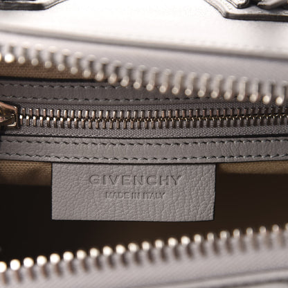 Givenchy Sugar Goatskin Mini Antigona Pearl Grey 8 of 10