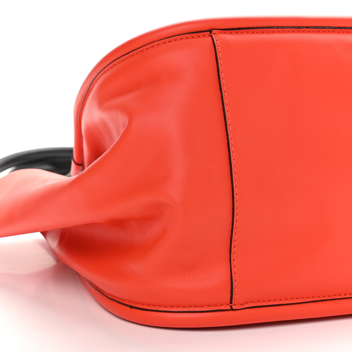Proenza Schouler Calfskin Large Ruched Tote Red 8 of 9