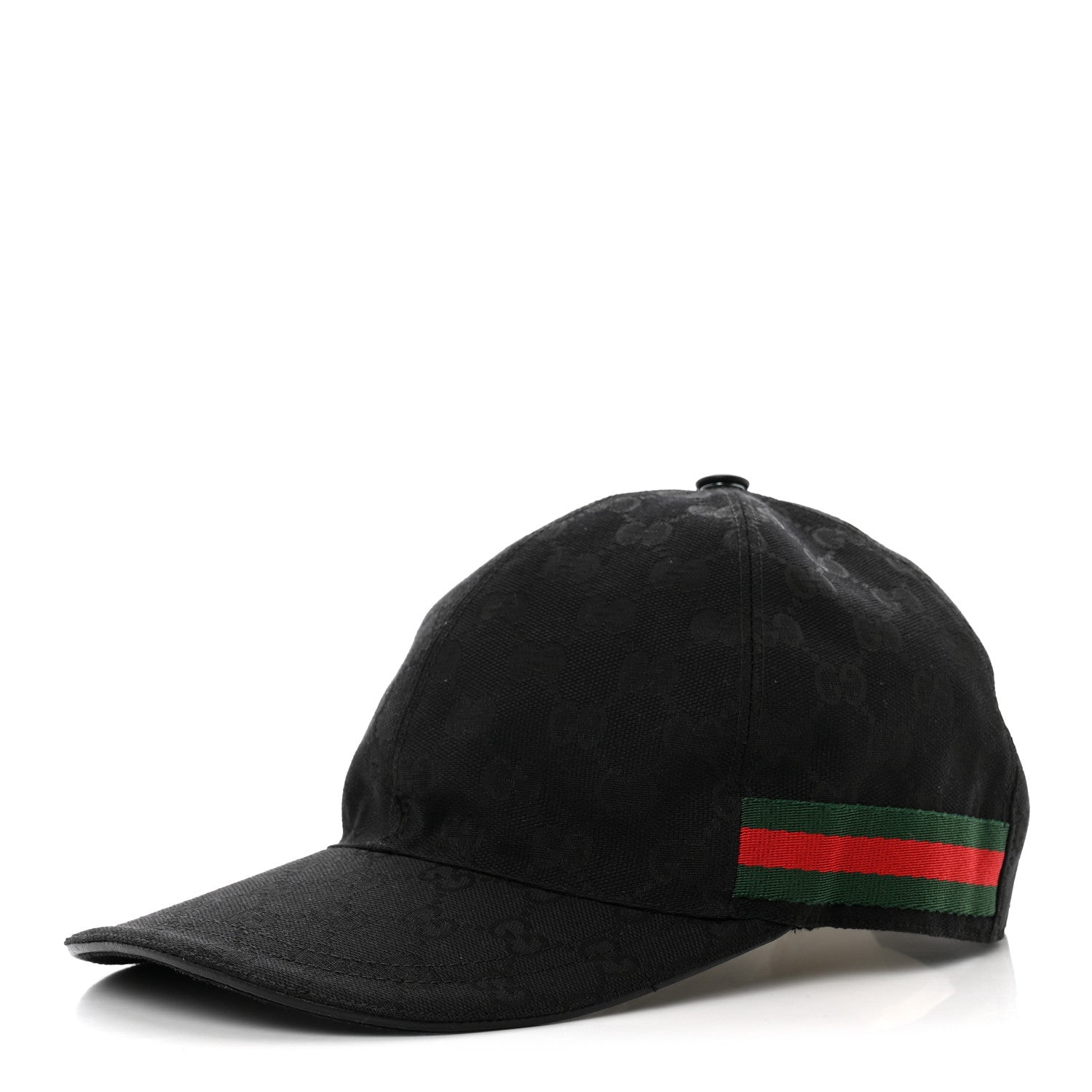 Gucci Monogram Web Baseball Hat M Black 1 of 9