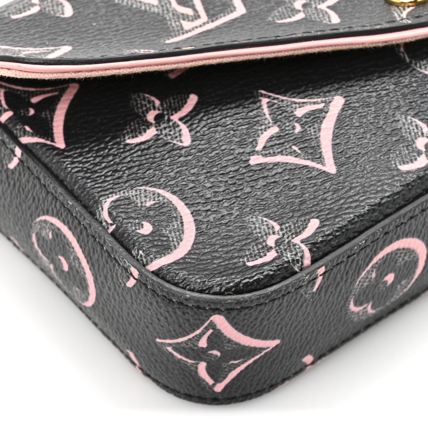 Louis Vuitton Monogram Fall For You Felicie Strap & Go Black 13 of 15