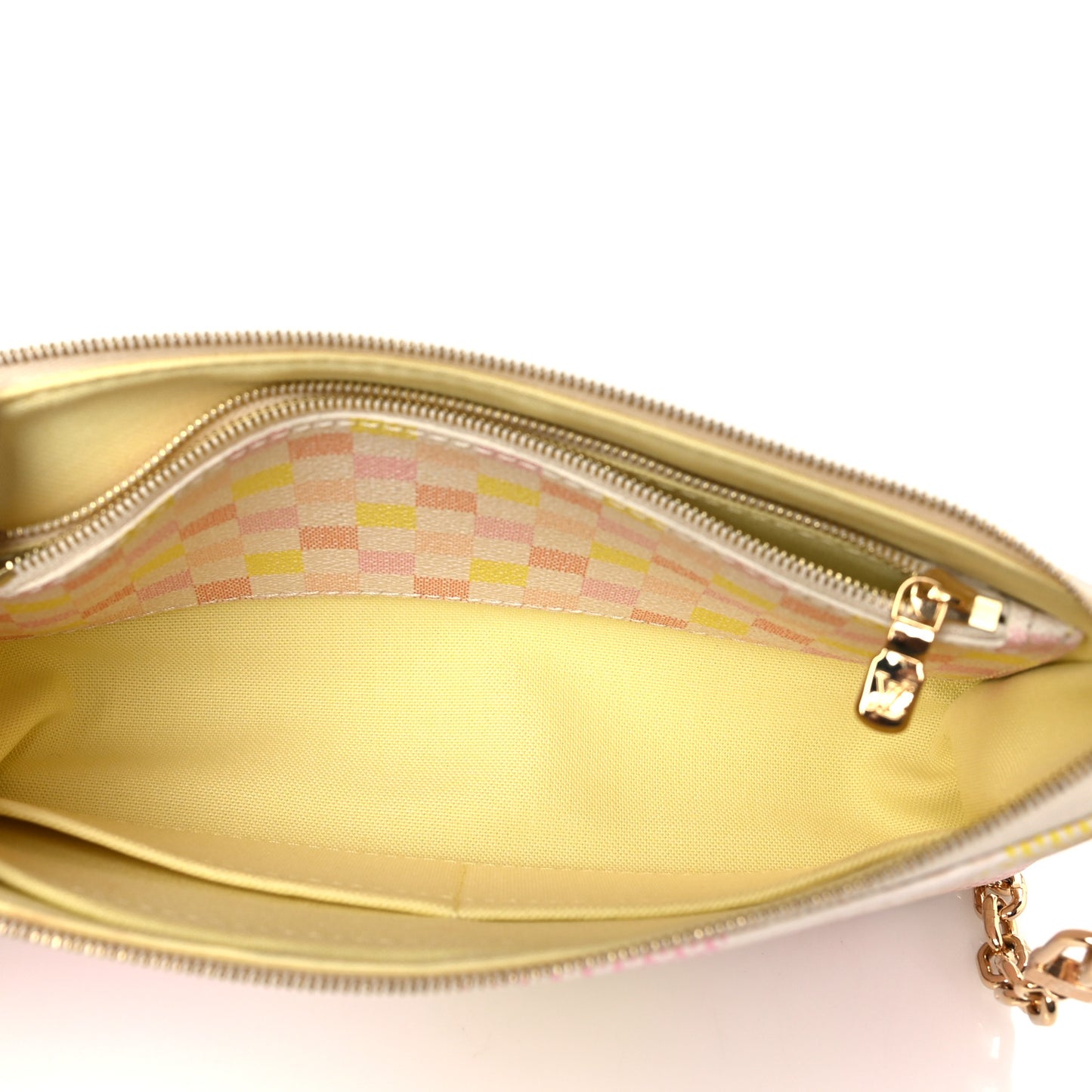 Damier Pochette Accessories NM Peach Pink