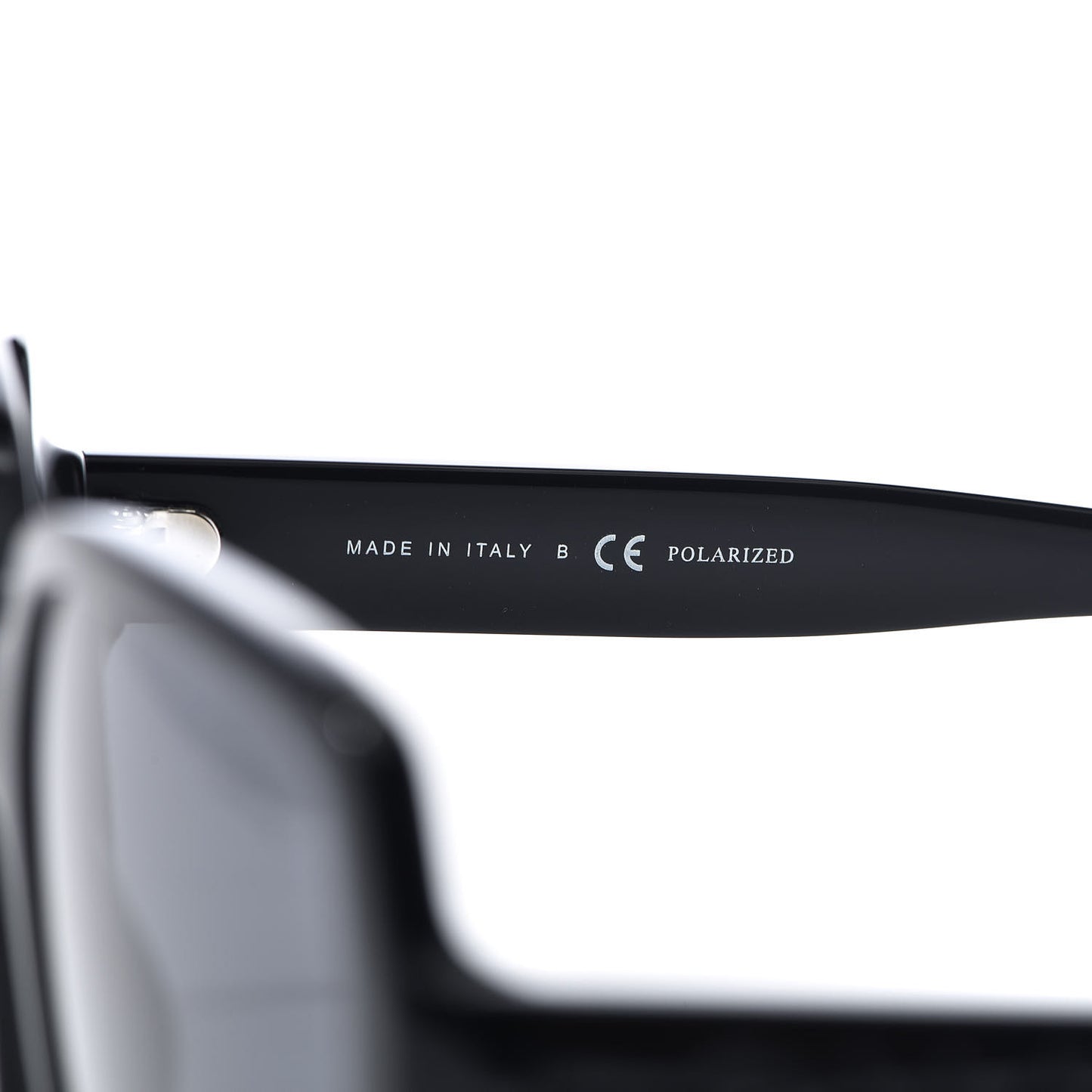 Acetate Polarized Square Sunglasses 5408 Black