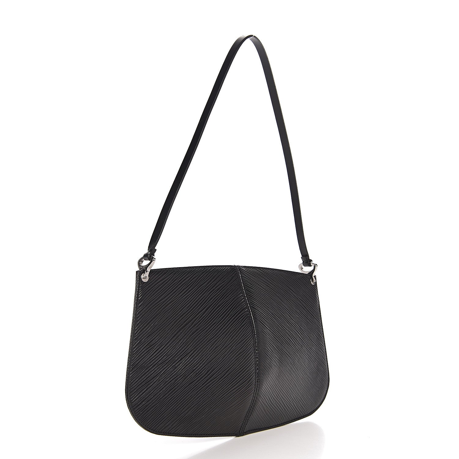Louis Vuitton Epi Demi Lune Pochette Black 2 of 6