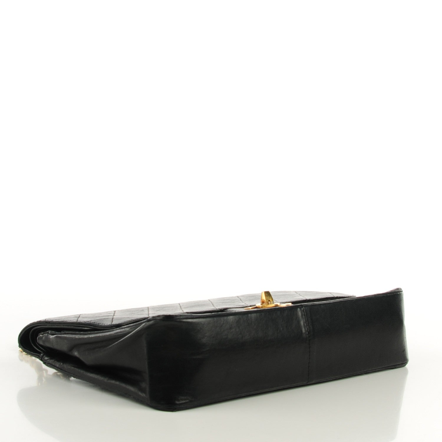 Chanel Lambskin Quilted Medium Double Flap Black 4 of 9
