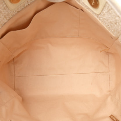Chanel Woven Straw Raffia Small Deauville Tote Light Beige 5 of 11