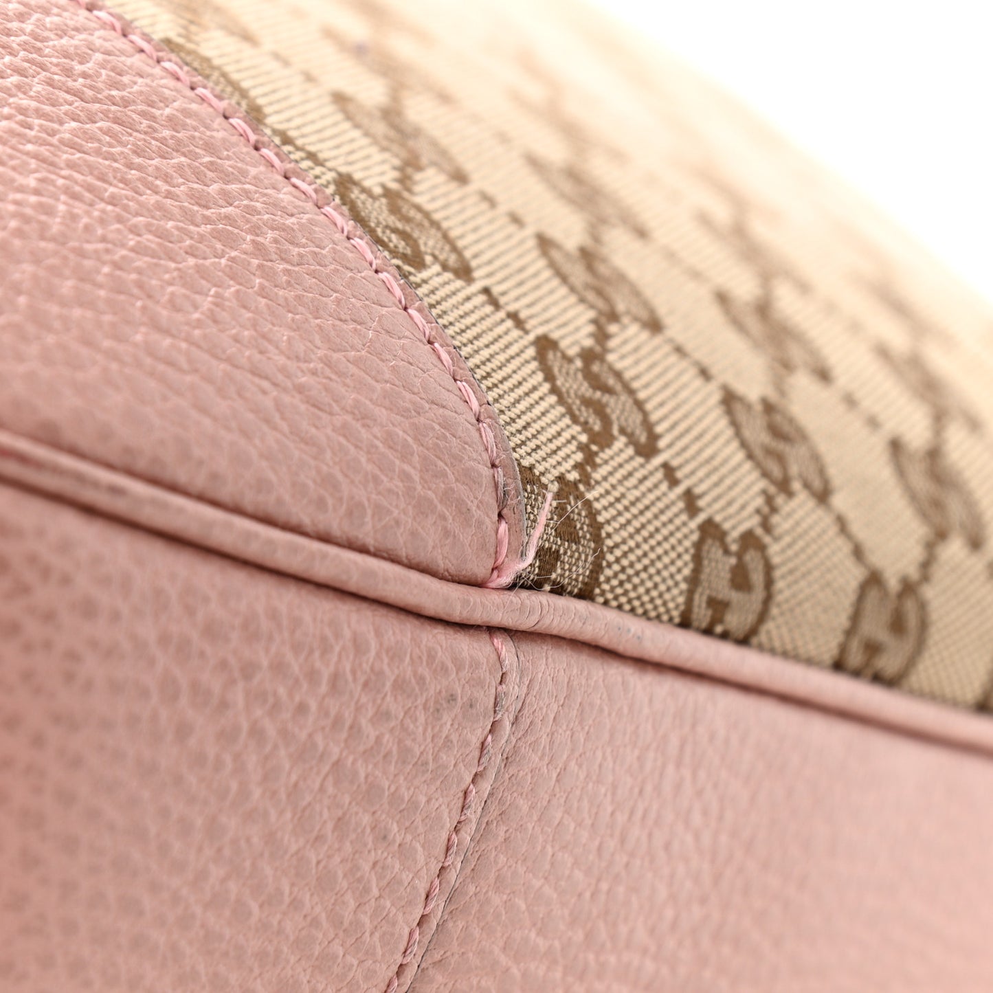 GG Monogram Large Margaux Hobo Beige Soft Pink