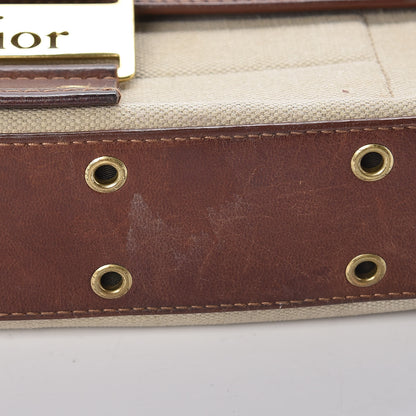 Christian Dior Canvas Calfskin Street Chic Columbus Ave Brown 8 of 12
