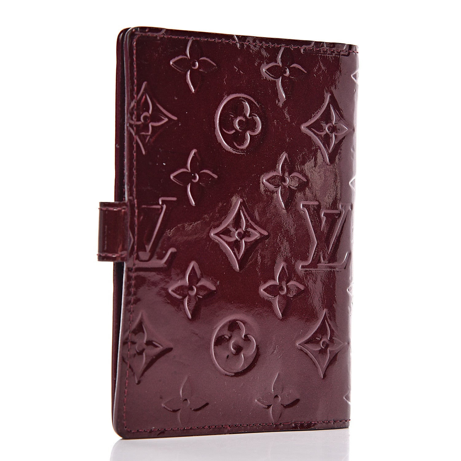 Louis Vuitton Vernis Small Ring Agenda Cover Rouge Fauviste 3 of 10