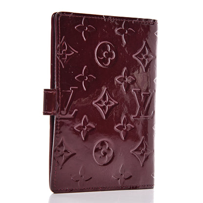 Louis Vuitton Vernis Small Ring Agenda Cover Rouge Fauviste 3 of 10