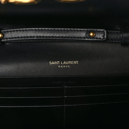 Saint Laurent Smooth Calfskin Le Maillon Chain Wallet Black 5 of 9