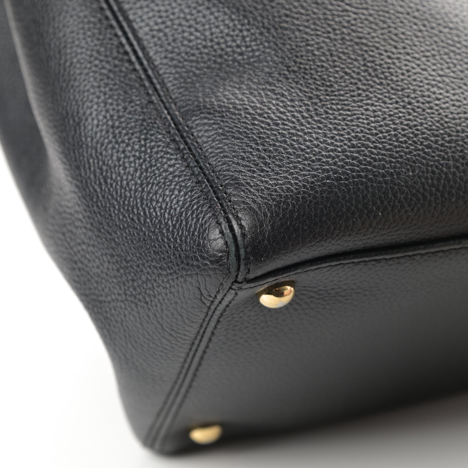 Chanel Calfskin Cerf Executive Shopper Tote Black 11 of 16