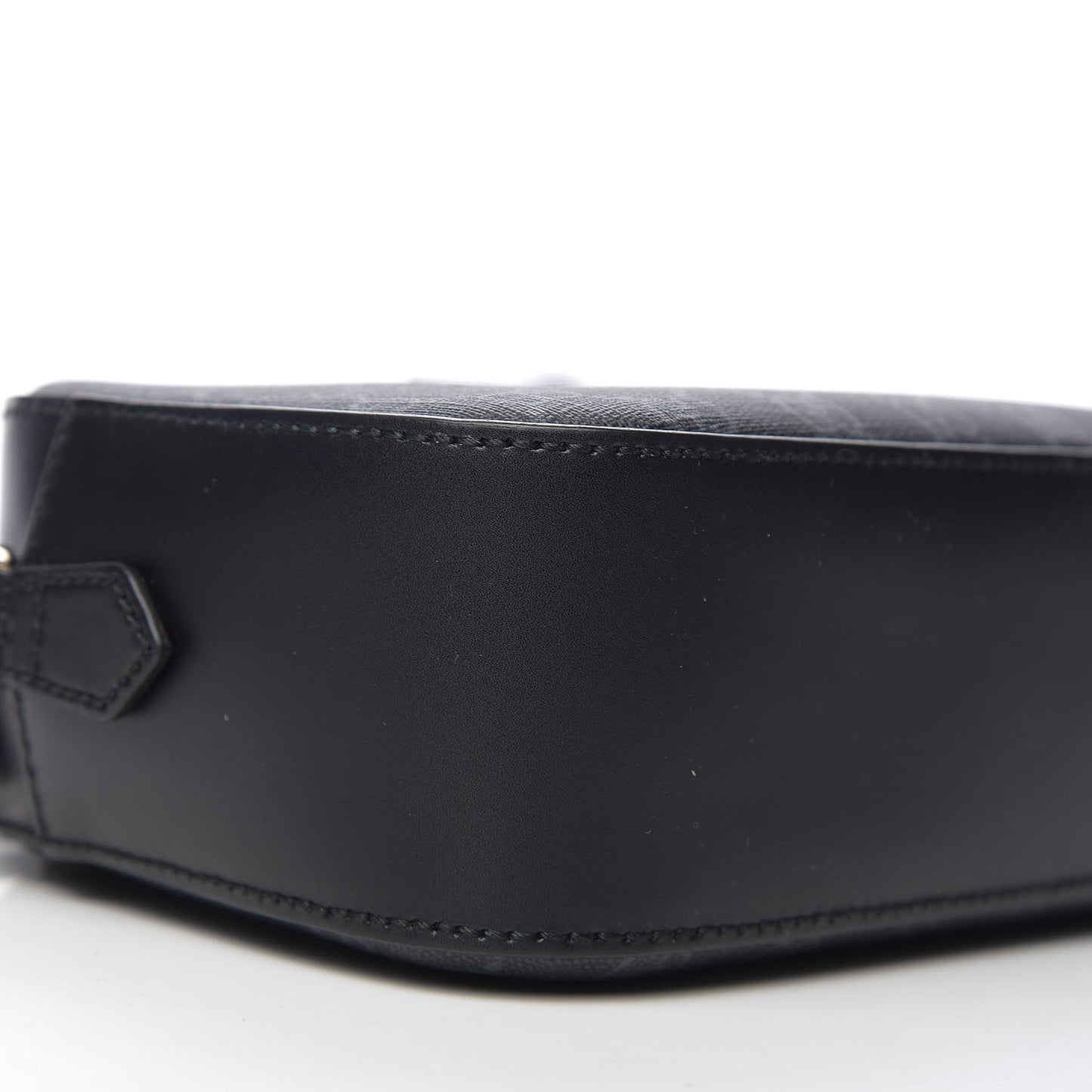 GG Supreme Monogram Web Shoulder Bag Black Grey