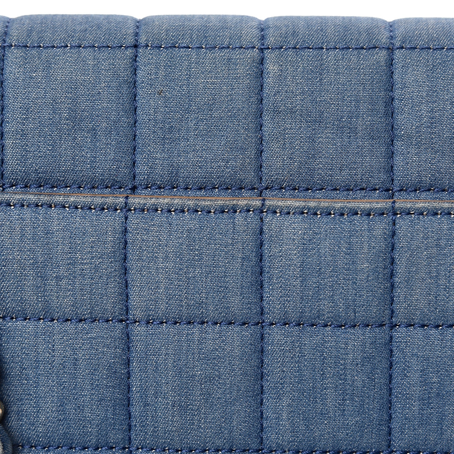 Chanel Denim Chocolate Bar Flap Blue 17 of 17