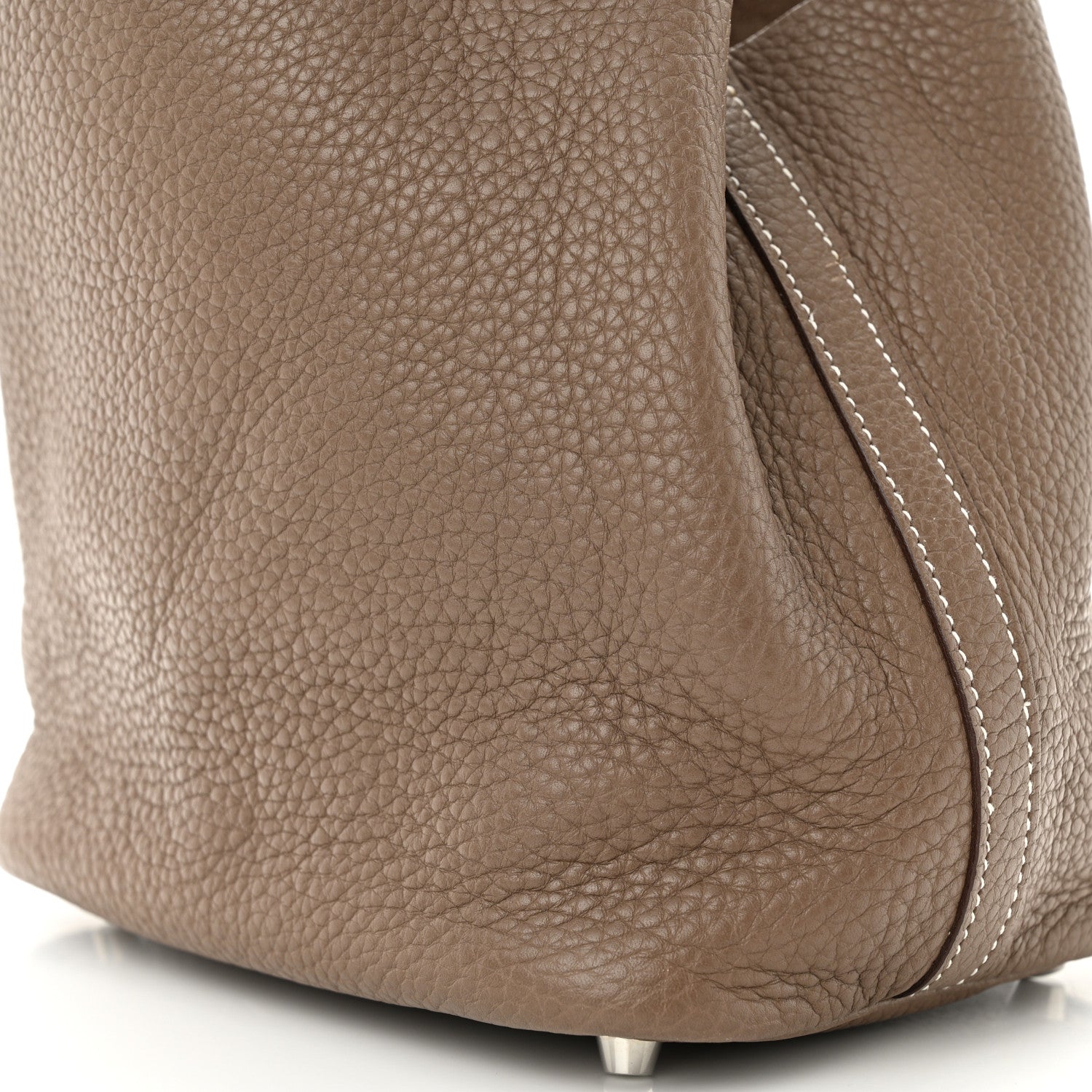 Hermes Taurillon Clemence Picotin Lock 18 PM Etoupe 9 of 13