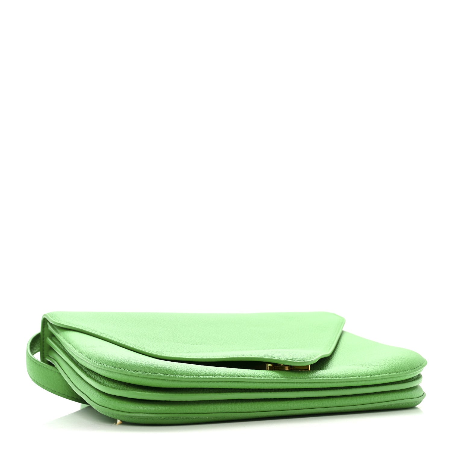 Bottega Veneta Calfskin Mount Envelope Bag Parakeet 4 of 16
