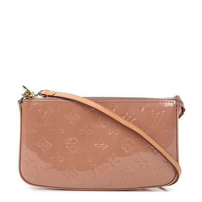 Louis Vuitton Vernis Pochette Accessories NM Rose Velours 1 of 9