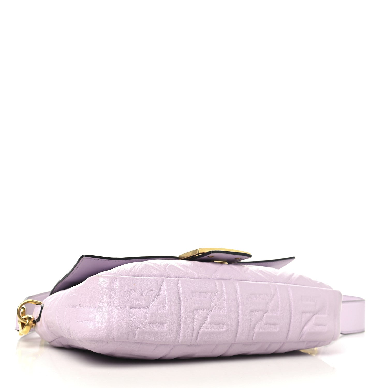 Fendi Nappa FF 1974 Embossed Baguette Anemone 4 of 9