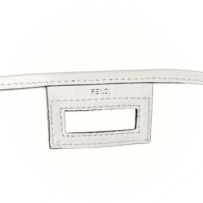 Fendi TPU Vitello Grace Pequin Pocket Medium Peekaboo Defender White 6 of 13