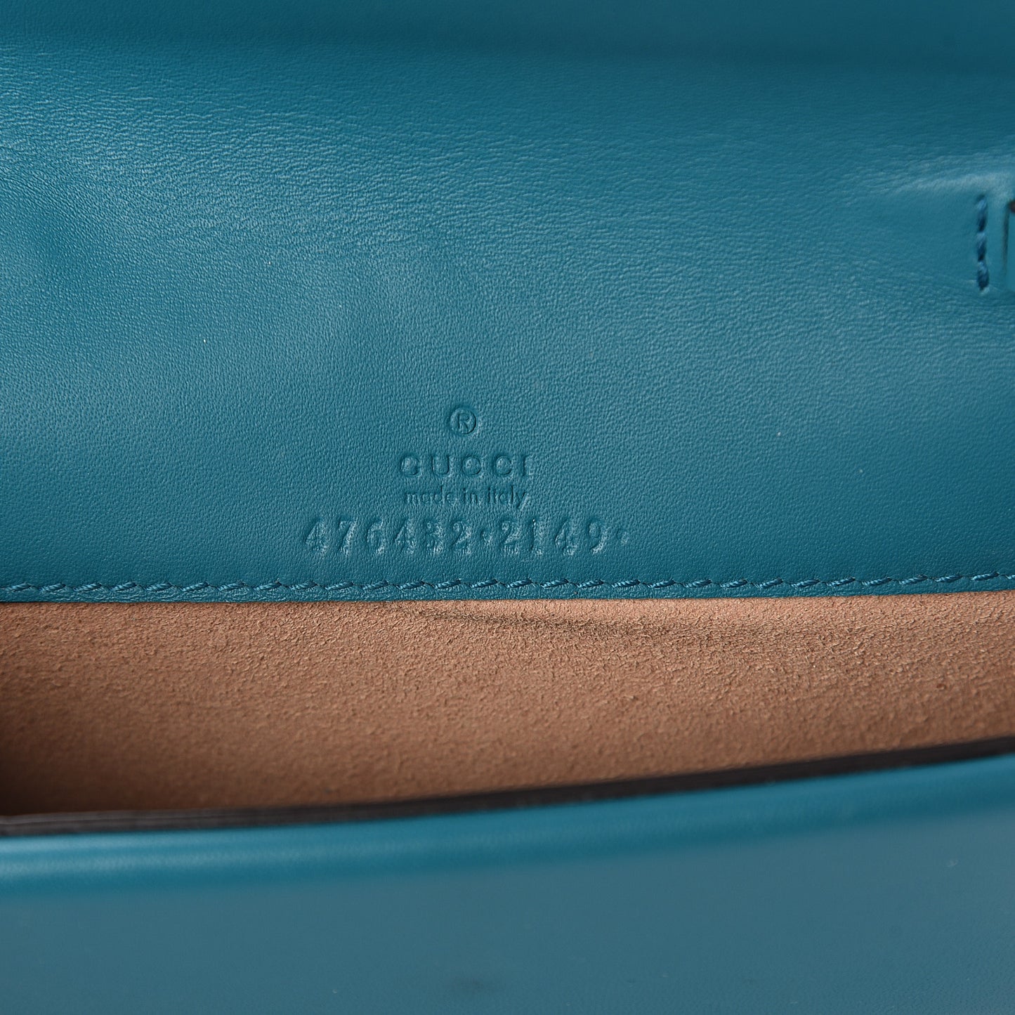 Velvet Super Mini Dionysus Shoulder Bag Pavone Cyan
