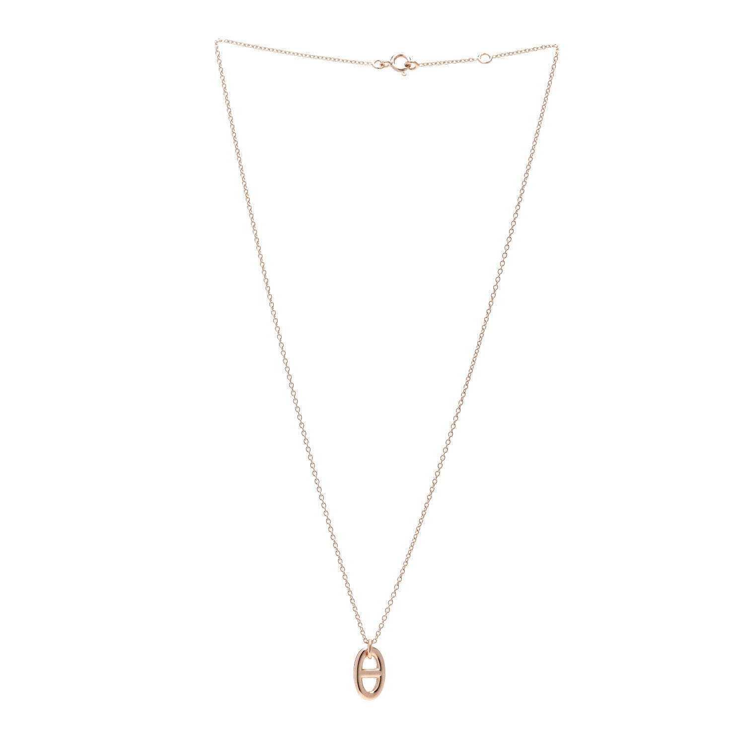 Hermes 18K Rose Gold PM Farandole Pendant Necklace 3 of 5