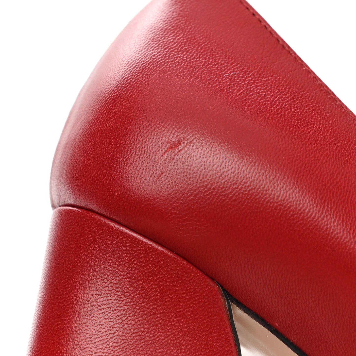 Calfkin Web Bow Pumps 36 Hibiscus Red