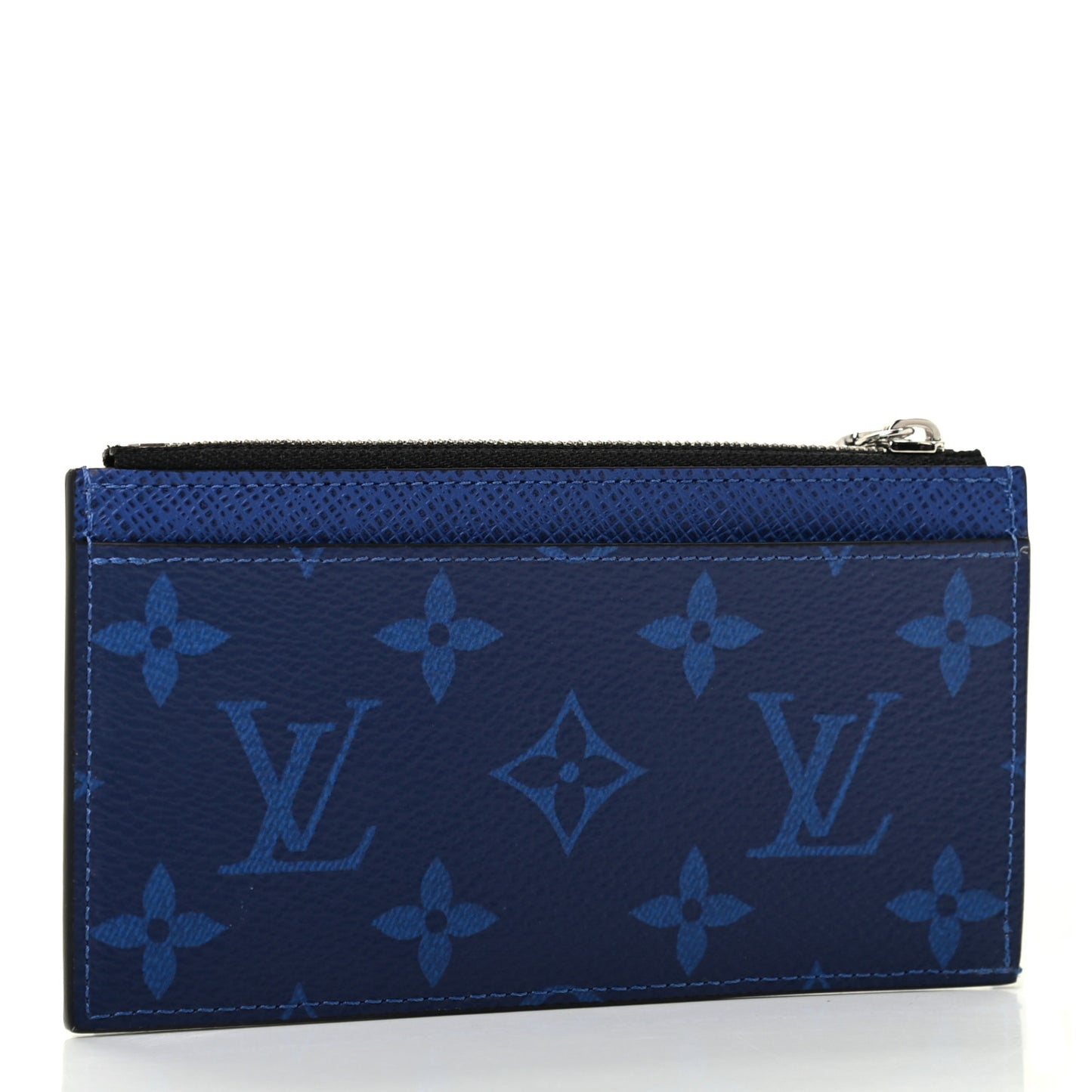 Monogram Taiga Coin Card Holder Cobalt
