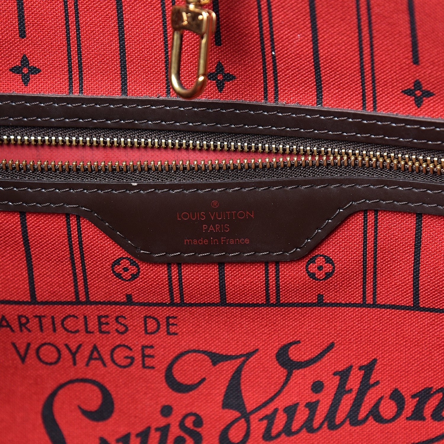 Louis Vuitton Damier Ebene Neverfull GM 5 of 12