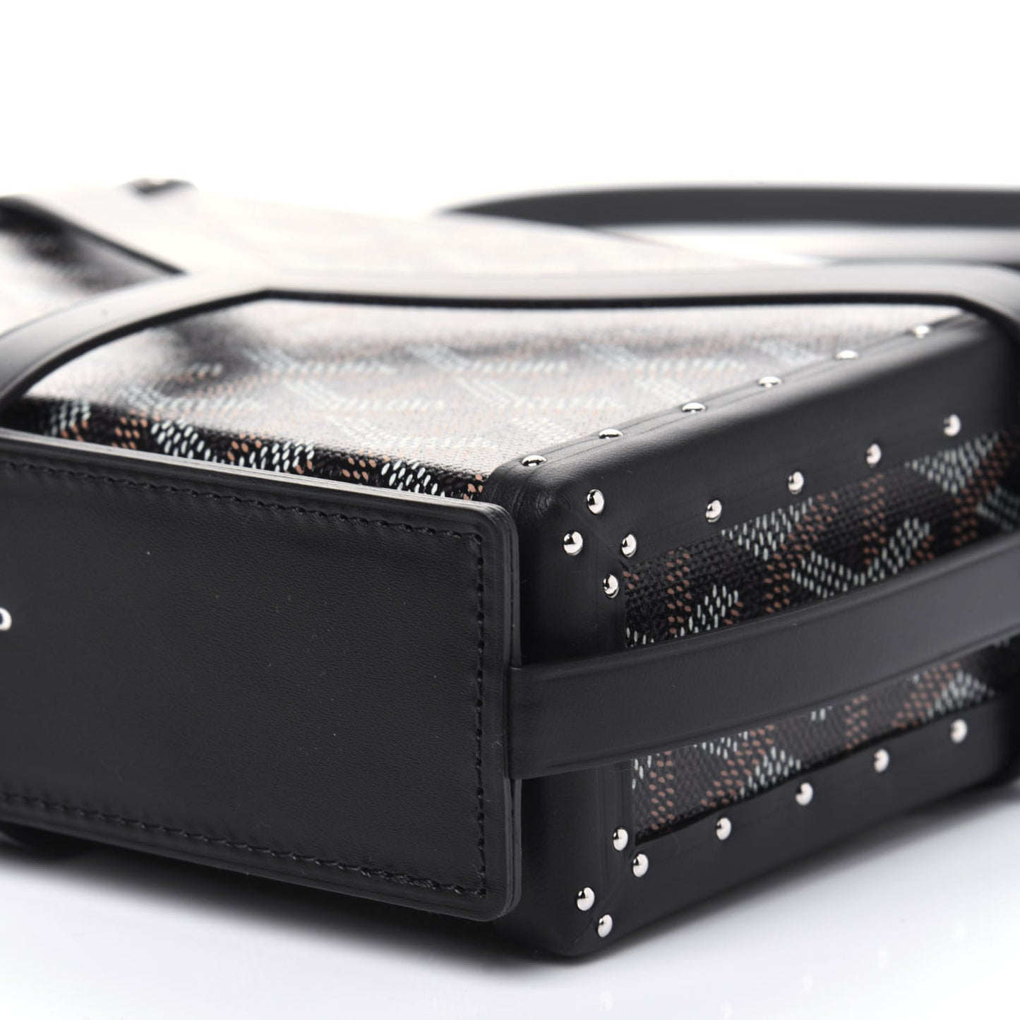Goyardine Minaudiere Trunk Bag Black