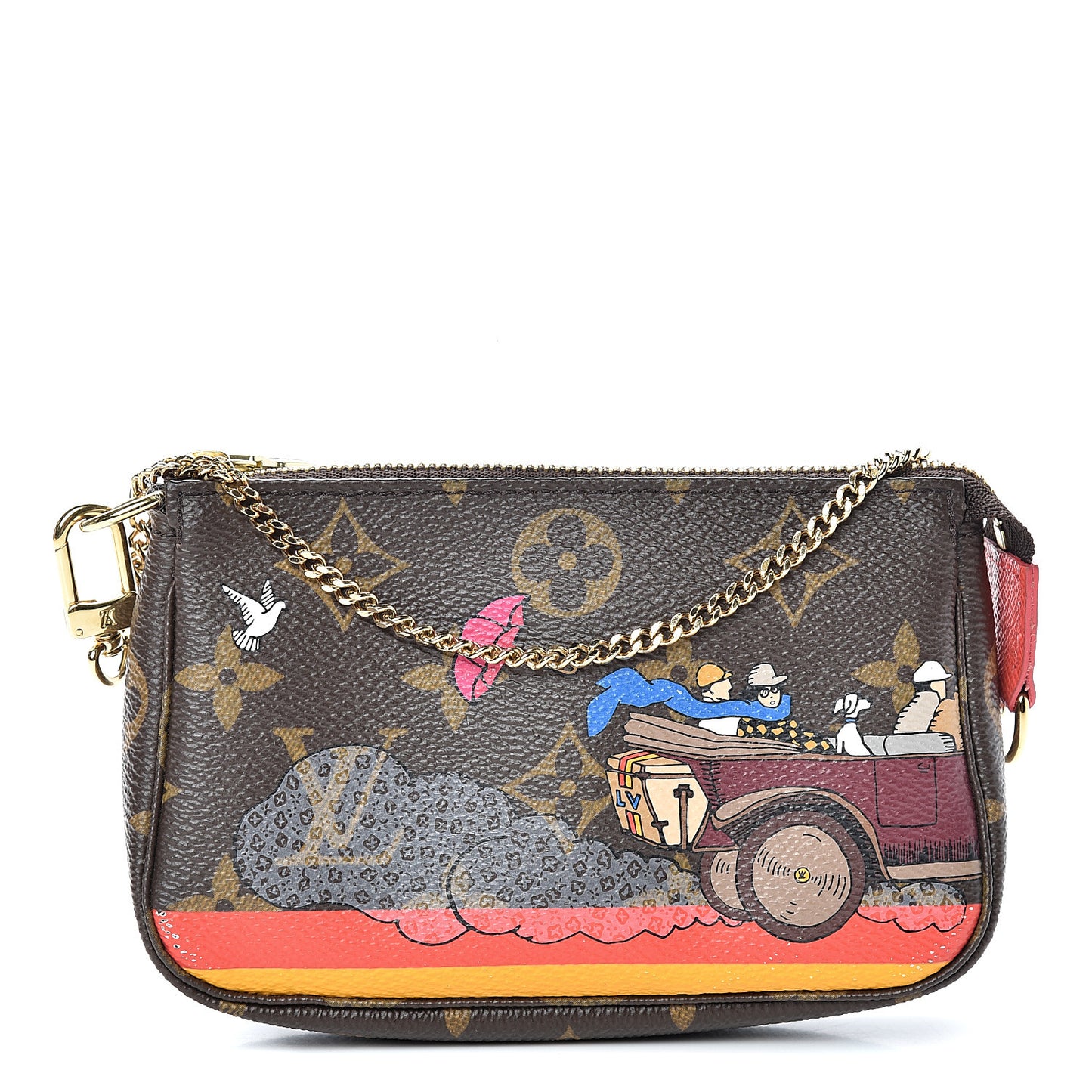 Monogram 2015 Christmas Animation Mini Pochette Accessories