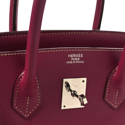 Hermes Epsom Candy Birkin 35 Tosca Rose Tyrien 6 of 17