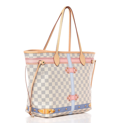 Louis Vuitton Damier Azur Summer Trunks Neo Neverfull MM 3 of 8