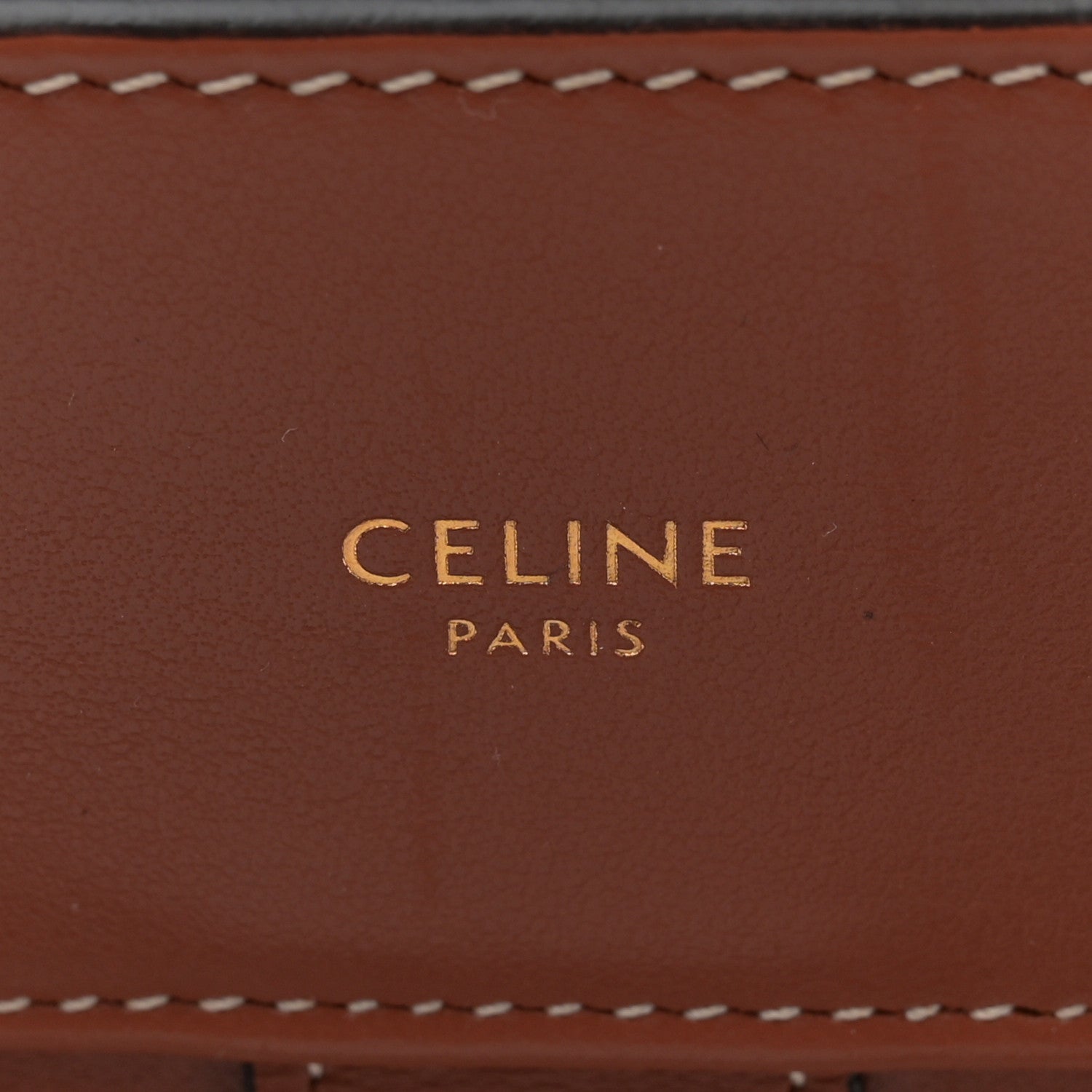 Celine Calfskin Small Cabas De France Tan 6 of 12