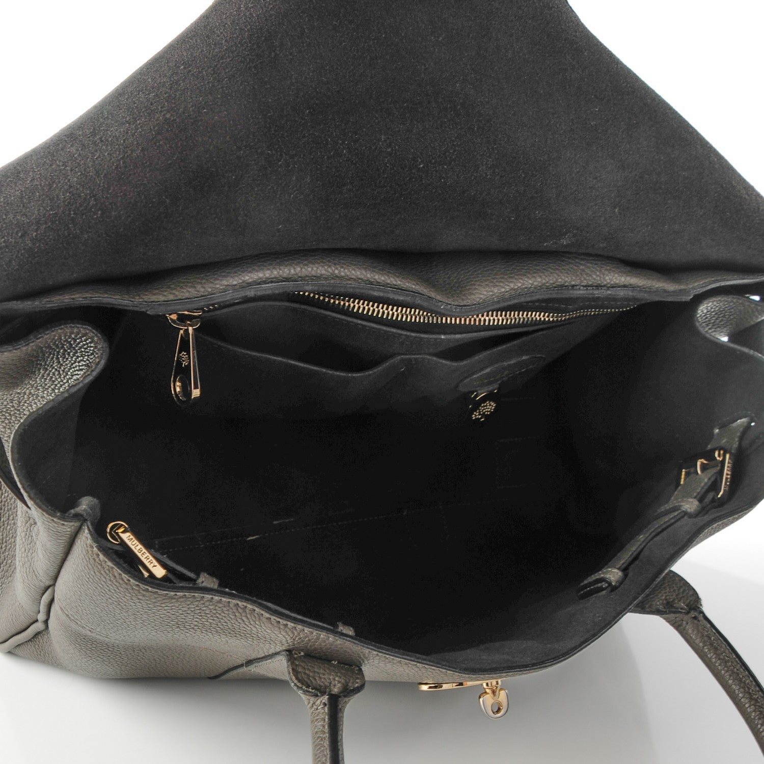 Mulberry Classic Grain Calfskin Bayswater Mole Grey 5 of 7