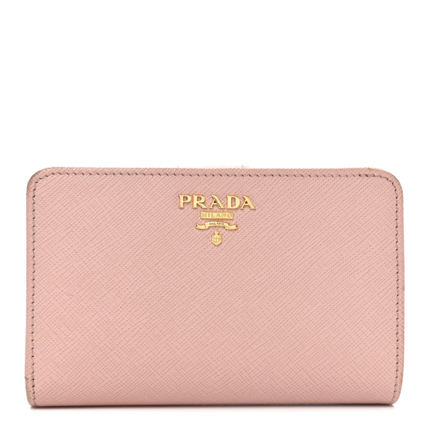 Saffiano Metal Compact Wallet Orchidea