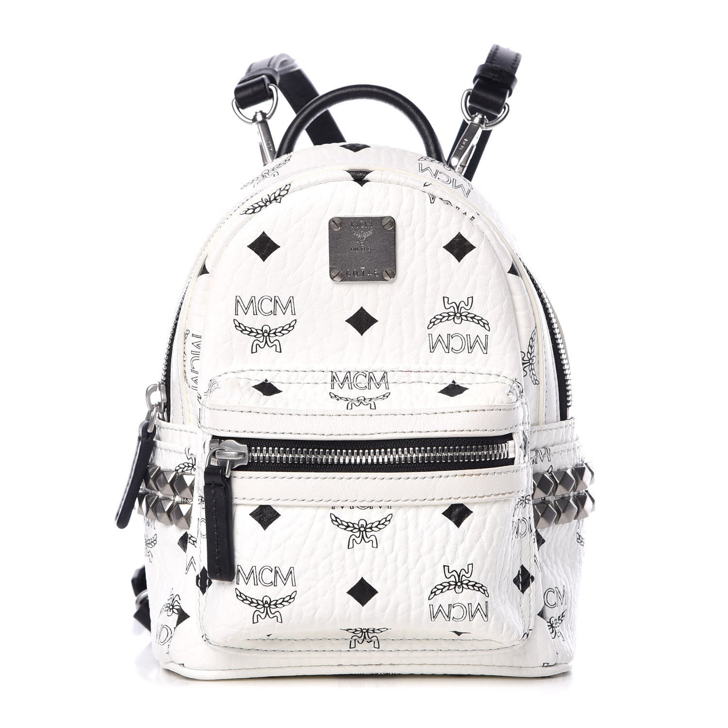 Visetos Studded X-Mini Bebe Boo Backpack White