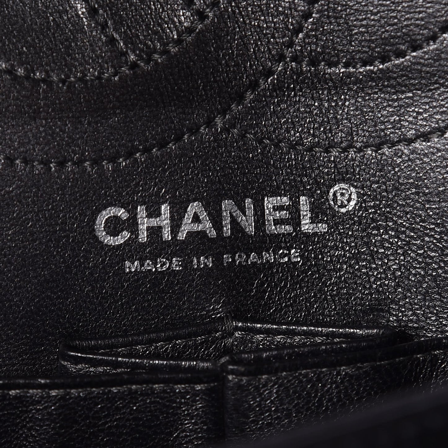 Metallic Aged Calfskin 2.55 Reissue 226 Flap Black