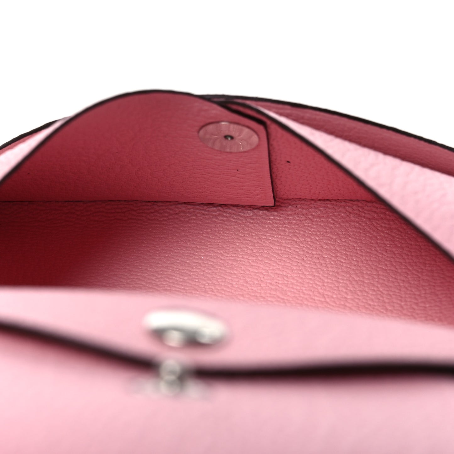 Chevre Mysore Calvi Duo Card Case Rose Sakura