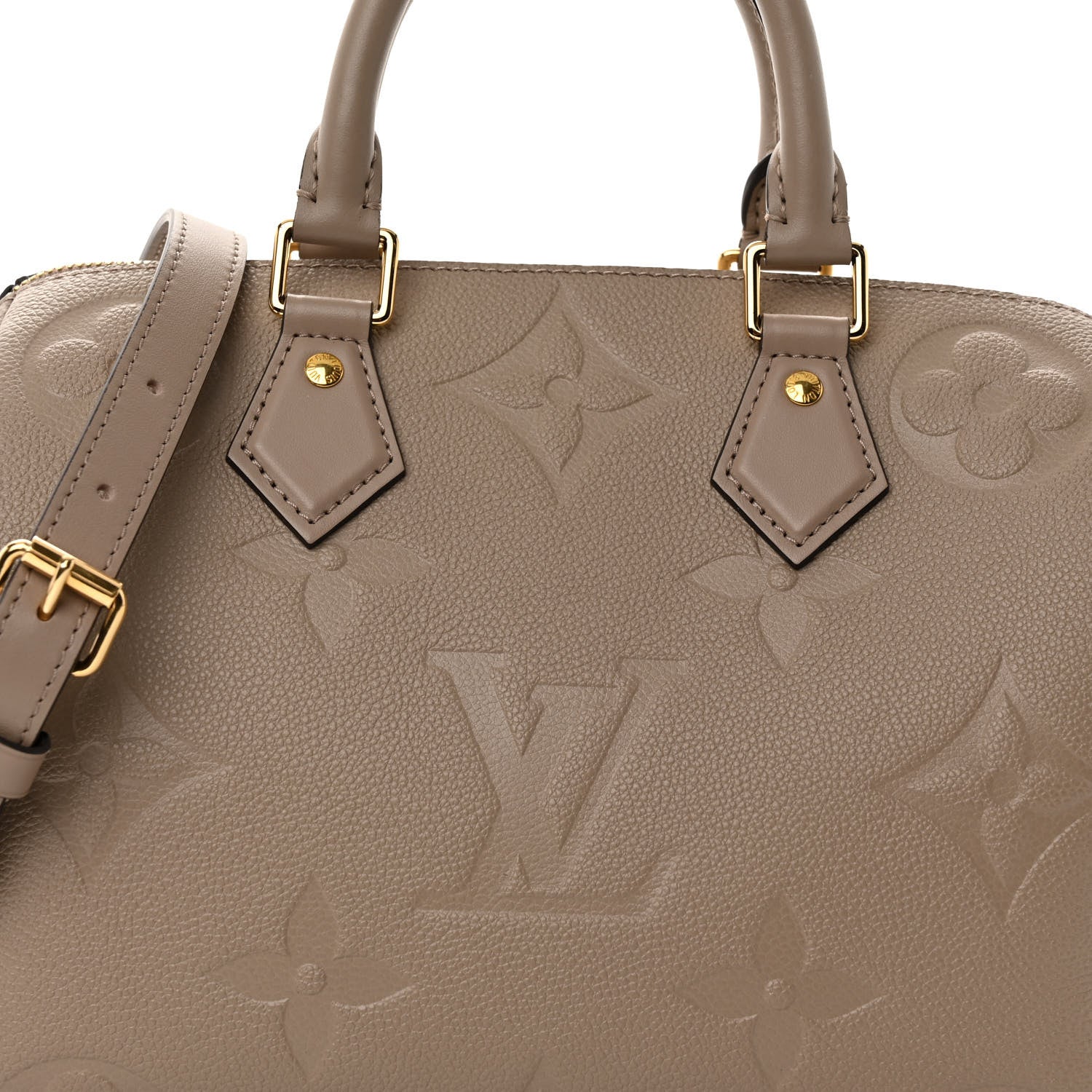 Louis Vuitton Empreinte Monogram Giant Speedy Bandouliere 25 Tourterelle 7 of 9