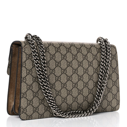 Gucci GG Supreme Monogram Small Dionysus Shoulder Bag Taupe 3 of 13