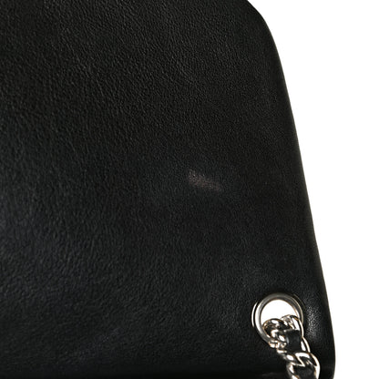 Chanel Washed Lambskin Quilted Maxi Chain Around Flap Black 8 of 9