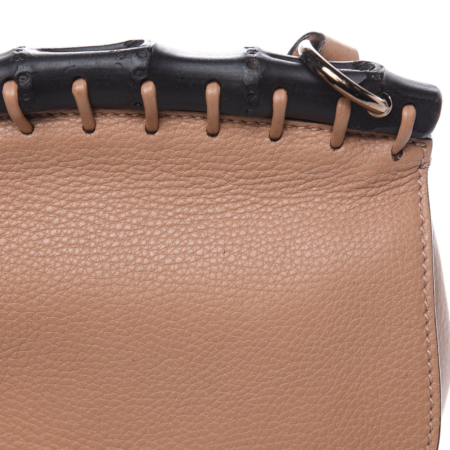 Calfskin Small Nouveau Shoulder Bag Camelia