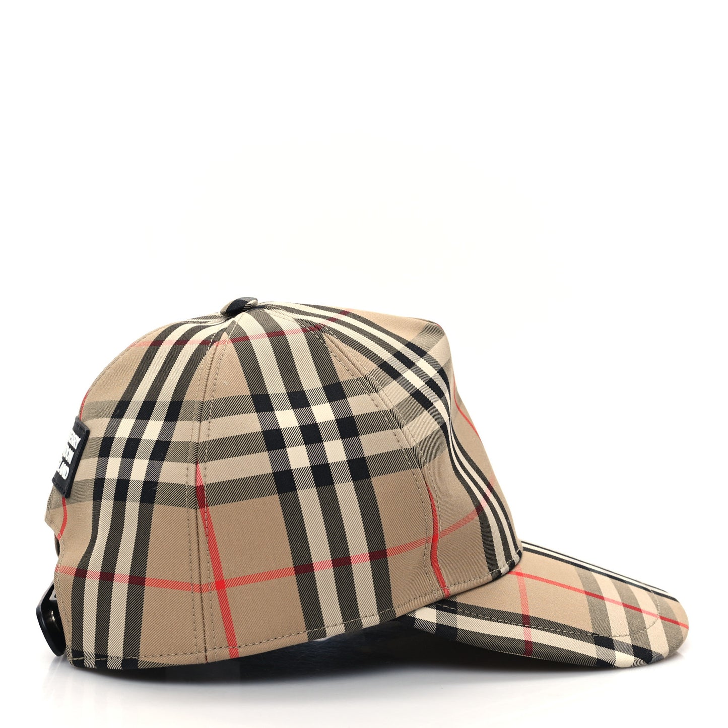 Cotton Vintage Check Baseball Hat S Archive Beige