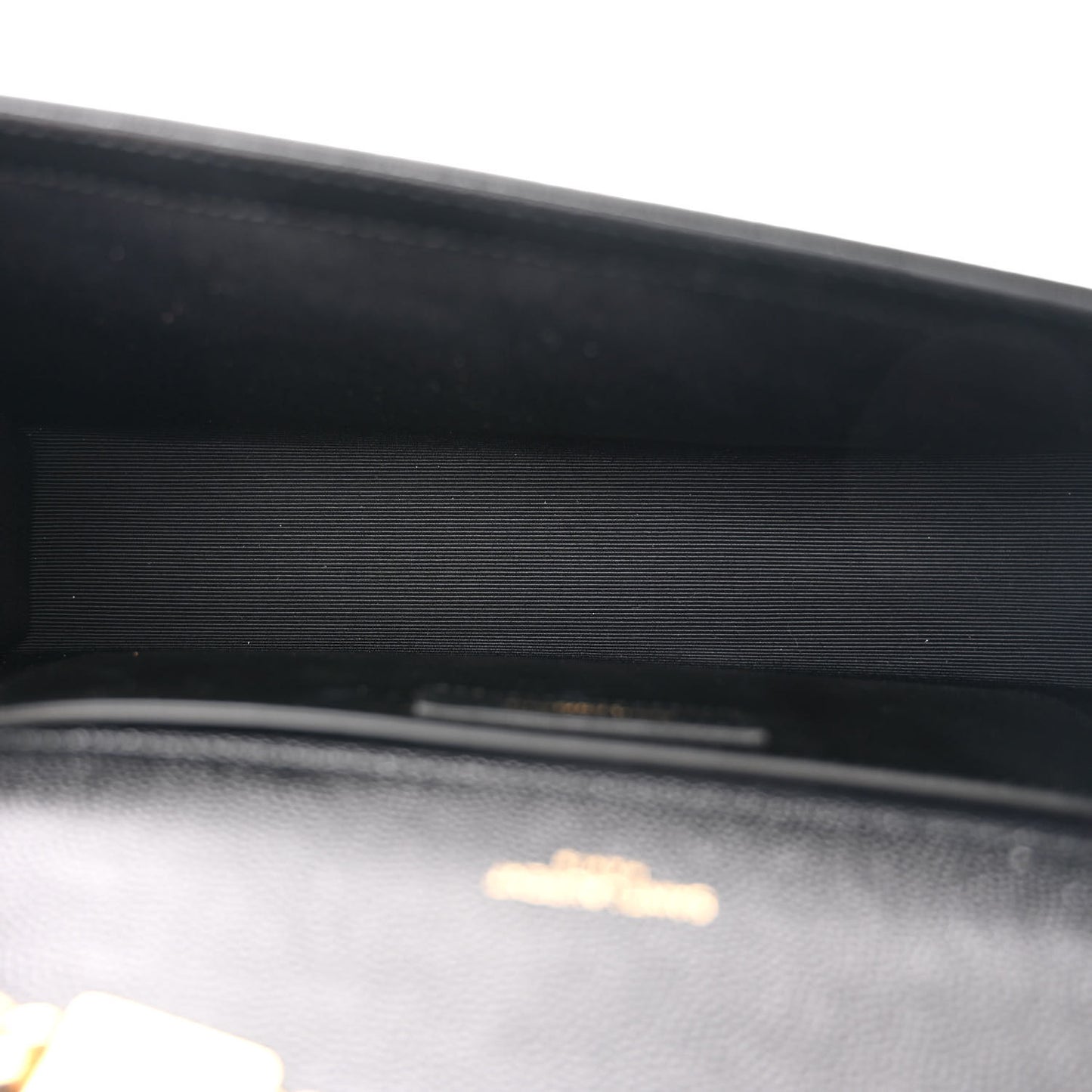 SAINT LAURENT Grain De Poudre Medium Classic Monogram Kate Satchel Black