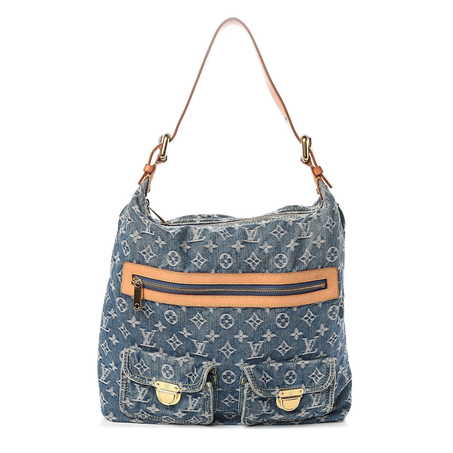 Louis Vuitton Denim Baggy GM Blue 1 of 8