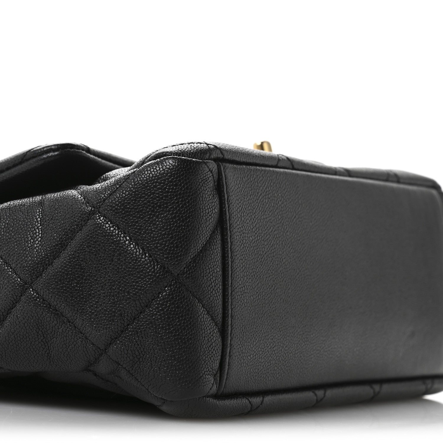 Chanel Caviar Quilted Small Top Handle Flap Black 9 of 11