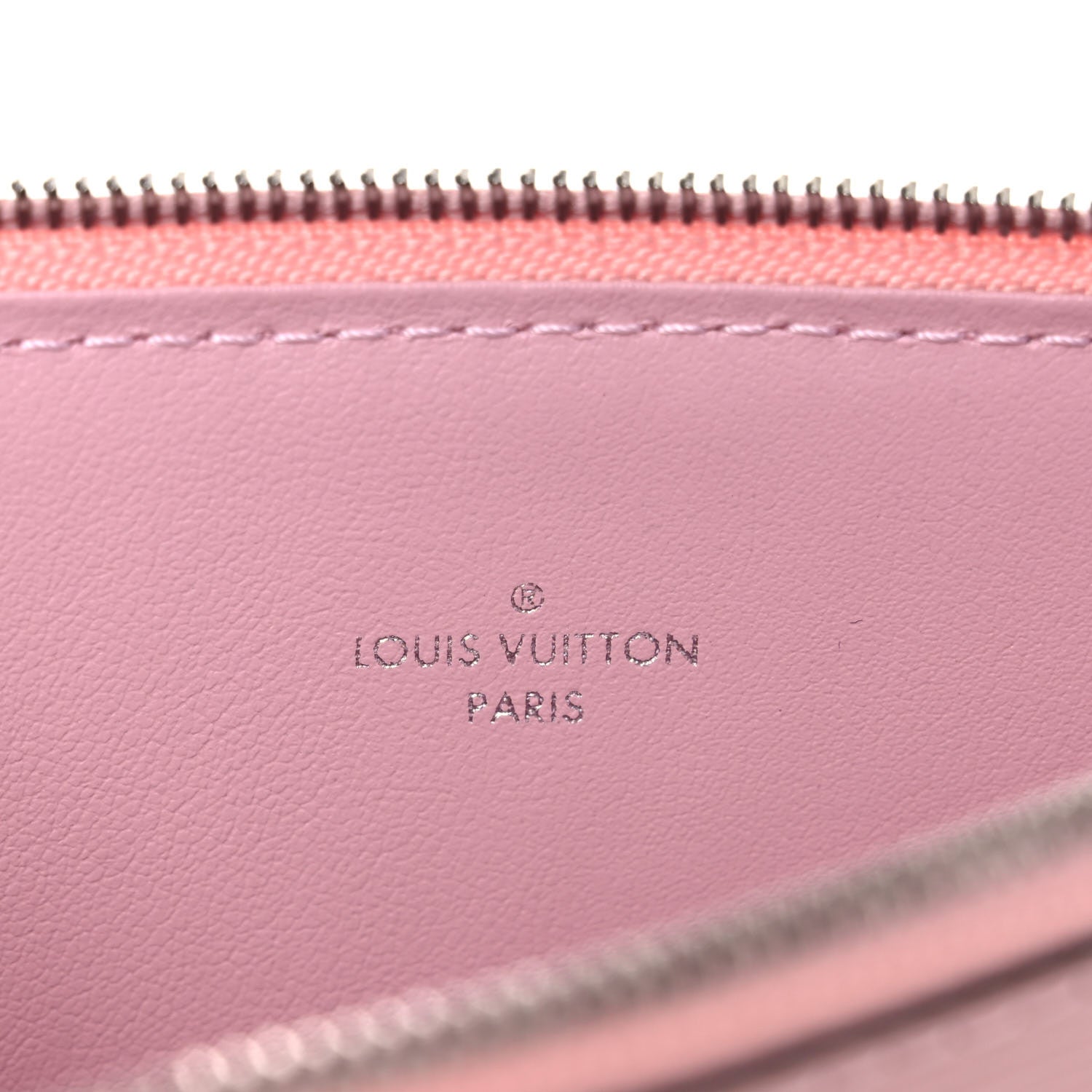 Louis Vuitton Epi Felicie Chain Wallet Zippered Insert Rose Ballerine 6 of 7