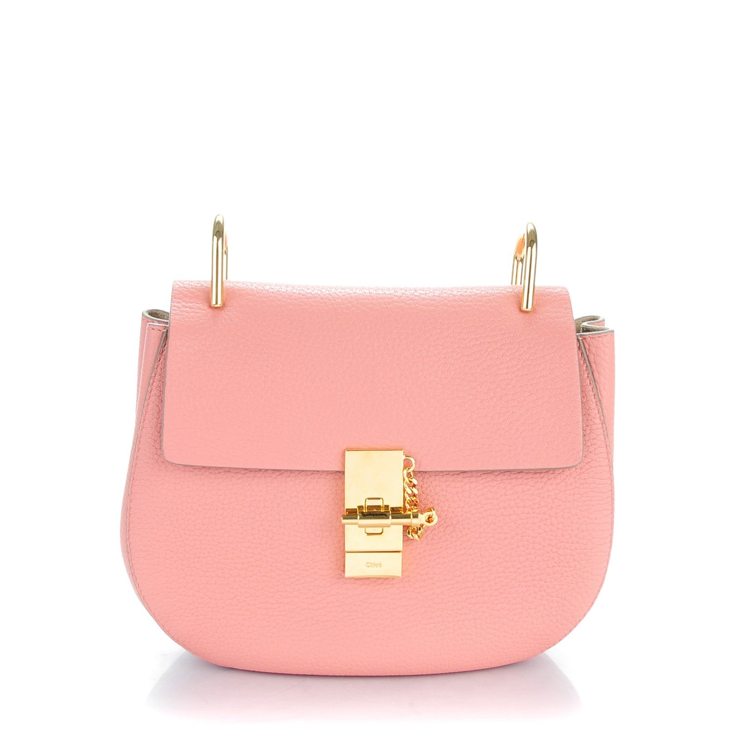 Chloe Grained Lambskin Drew Shoulder Bag Misty Rose 1 of 8