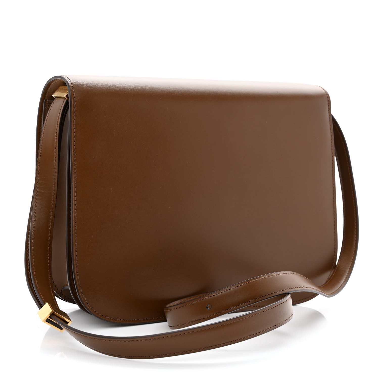 Celine Box Calfskin Medium Classic Box Flap Bag Camel 3 of 11