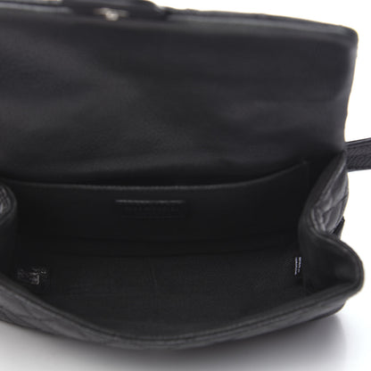 Chanel Grained Calfskin Quilted 2.55 Reissue Flap Belt Bag Clutch Black 4 of 11